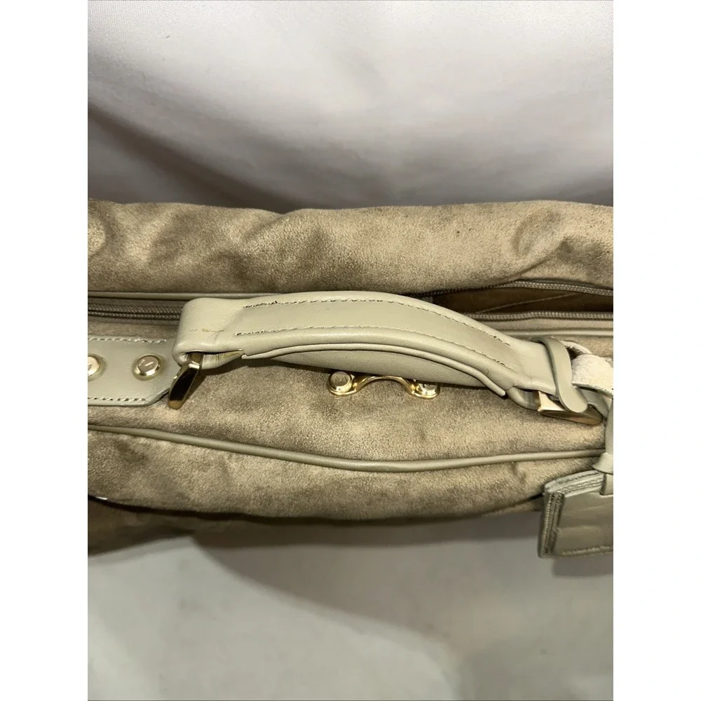 Vintage Murano Suede Large Shoulder Garment Bag Never Used